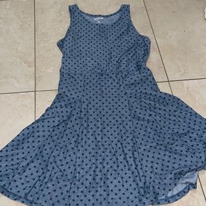Arizona blue polka dot tank dress